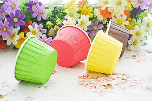 500-Pack Random Colorful Baking Cup, Dots/Stripes, Standard - Image 6