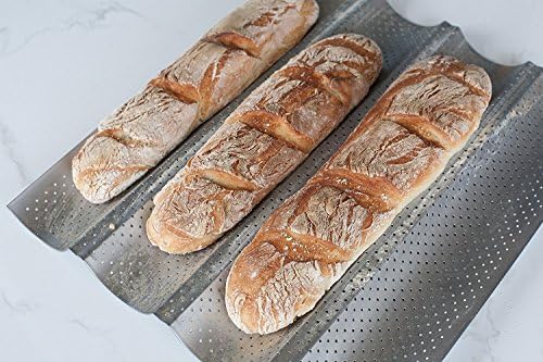 Paderno World Cuisine 4 Baguette Pan, Non-stick - Image 3