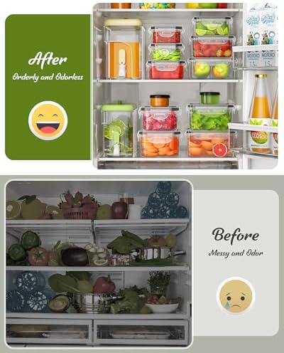 56 Piece Food Storage Containers with Lids(28 Containers & 28 Lids), BPA-Free Plastic Food Containers for Kitchen Storage and Organization, Leak Proof Meal Prep Container, Includes Labels & Pen - Image 4