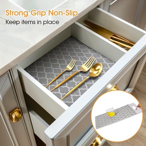 Shelf and Drawer Liner for Kitchen Cabinet Non-Adhesive Non Slip - Image 2