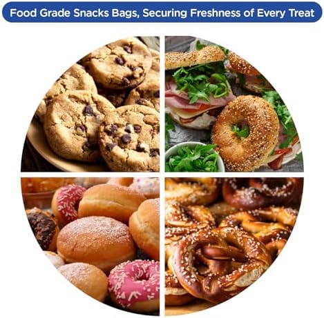 Karat Grease and Leak-Resistant Paper Sandwich Bags, BPA-Free and PFAs-Free, Recyclable Paper Bags for Snacks and Lunch, Sealable, Easy-to-Open, Flat-Storage Design - Pack of 2000 pcs (White) - Image 5
