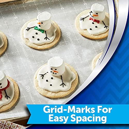 Reynolds Kitchens Cookie Baking Sheets, Pre-Cut Parchment Paper (22 Sheets, Pack of 6) - Image 4