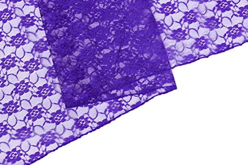 MDS Pack of 5 Wedding 12 x 108 inches Lace Table Runner for Wedding, Decorations for Birthday Parties, Banquets, Graduations, Engagements, and Runners fit Rectangle, Round Table- Royal Blue - Image 4