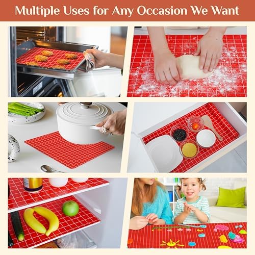 GTJ Silicone Baking Mat Roll, Reusable Baking Sheet Liners, 16 in x 10 ft | Free Cut to Size, Food-Grade, Non-Stick, Non-Slip, For Dough, Pastry, Air Fryer, Freeze Dryer, Oven Pan, Kitchen Counter - Image 6