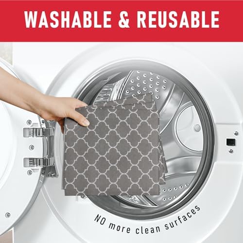 Cooyes French Door Refrigerator Liners 24" x 240", Absorbent Strong Grip Fridge Mats Machine Washable, Non-Adhesive Refrigerator Shelf Liner for Fridge Bins & Kitchen Cabinets, Gray - Image 5