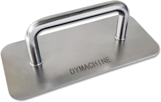 Stainless Steel Burger Press,9 Inch Heavy Duty Smash Burger Press,2.5mm Non-Stick Smooth Smasher,Square Grill Weight Press, Griddle Press Kitchen Stuff,For Cooking Beef Bacon Stea