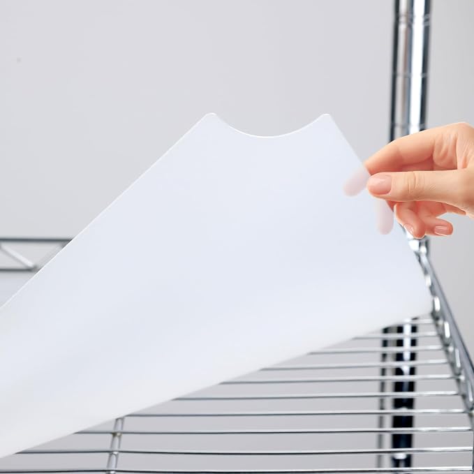Wire Shelf Liners 14x24, 5 Pack Heavy Duty Wire Shelving Plastic Mats, Waterproof Non-Slip Shelf Liners for Kitchen, Closet, Pantry - Transparent by WAWINYAirVentFilters