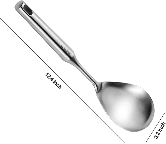 Large Serving & Cooking Spoon,for Cooking and Buffets,304 Stainless Steel - Image 2