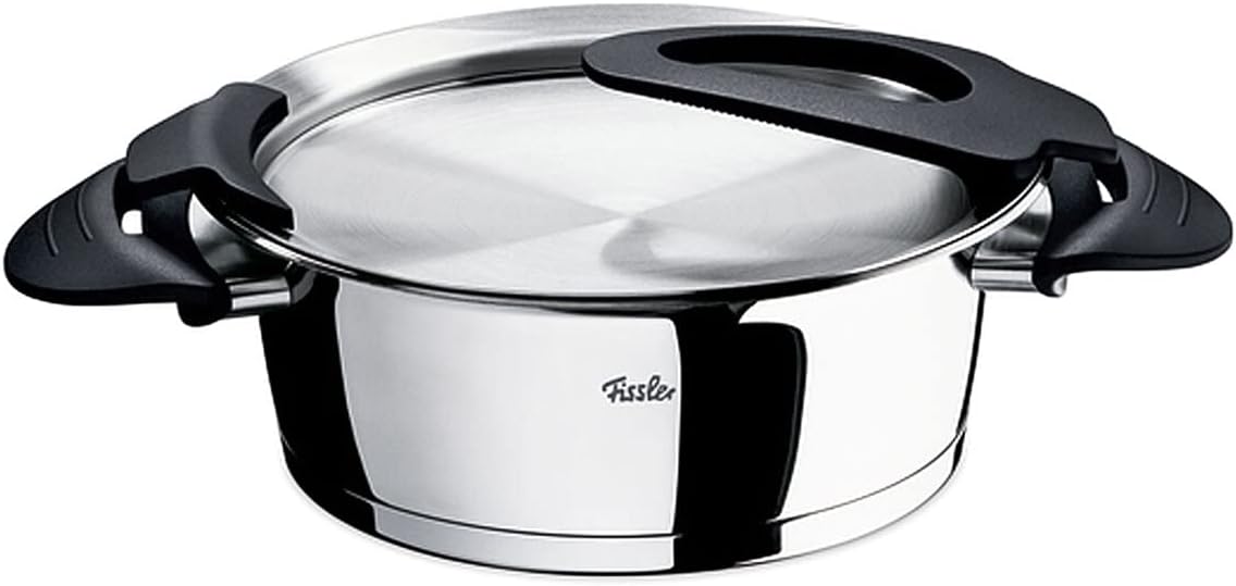 Fissler Intensa Stainless Steel Cookware-Set, 9-piece, pots with metal lid (3 stock pots, 1 casserole, 1 saucepan) – induction - Image 2