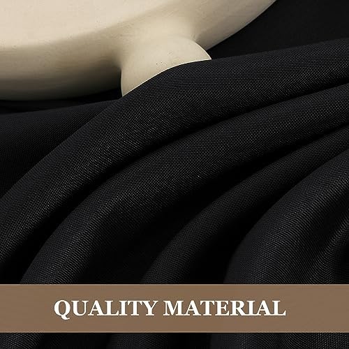 Fitable 6 Pack Black Tablecloths 90x132 Inch for 6 Foot Rectangle Tables - Image 7