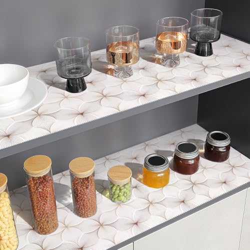 Quttisay Shelf Liner for Cabinets Non Adhesive Drawer Liner 12in x 16.4ft - Image 3