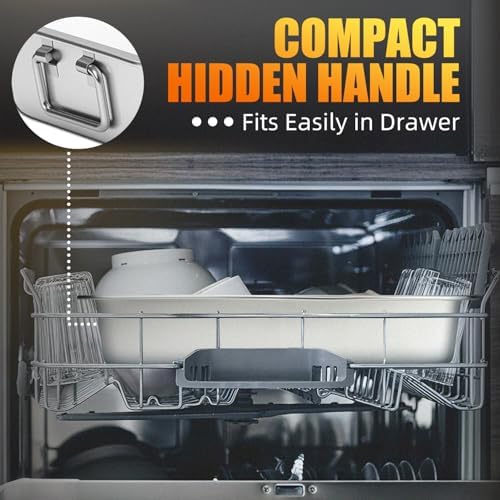 Stainless Steel Turkey Roasting Pan with Rack & Handles, Heavy Duty Food-Safe Turkey Pan Dishwasher Safe, Perfect for Cooking Turkey and Steak for Thanksgiving and Christmas (Standard) - Image 5