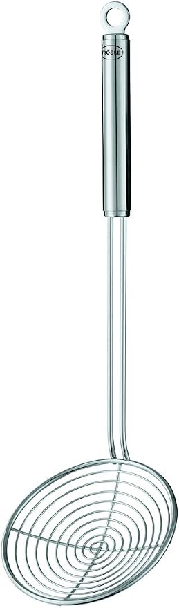 Rosle 95681 Stainless Steel Wire Kitchen Skimmer Ladle with Round Handle by Rosle
