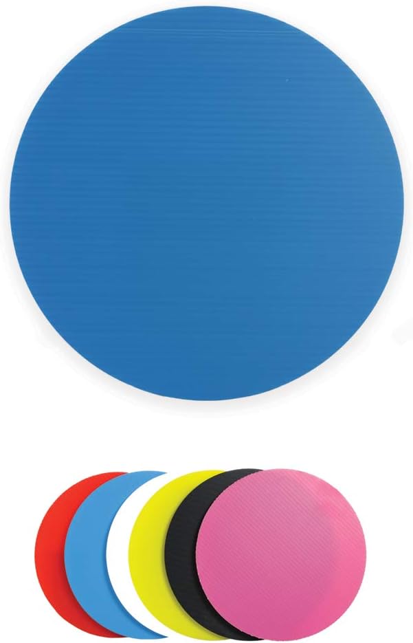 10 Pack Round Cake Boards 6 inch, 8 inch or 10 inch Multiple Colors, Reusable Corrugated Plastic (Blue, 8) - Image 2