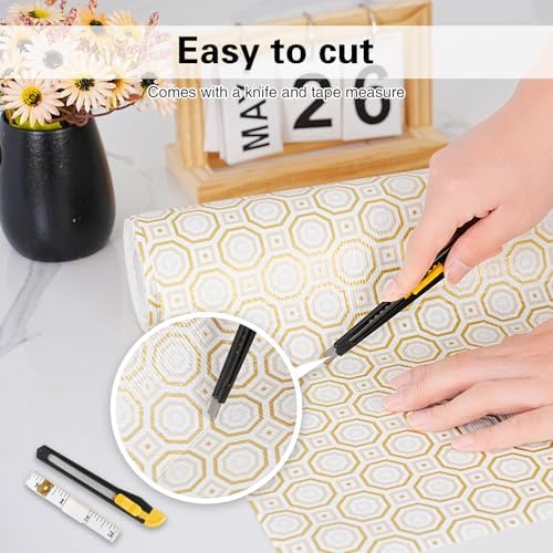 Drawer and Shelf Liner for Kitchen Cabinet Non-Adhesive 24in x 20FT - Image 4
