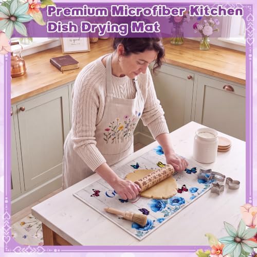 Meanplan 12 Pcs Christian Dish Drying Mats for Kitchen 24"x 16" Gifts Bulk - Image 5