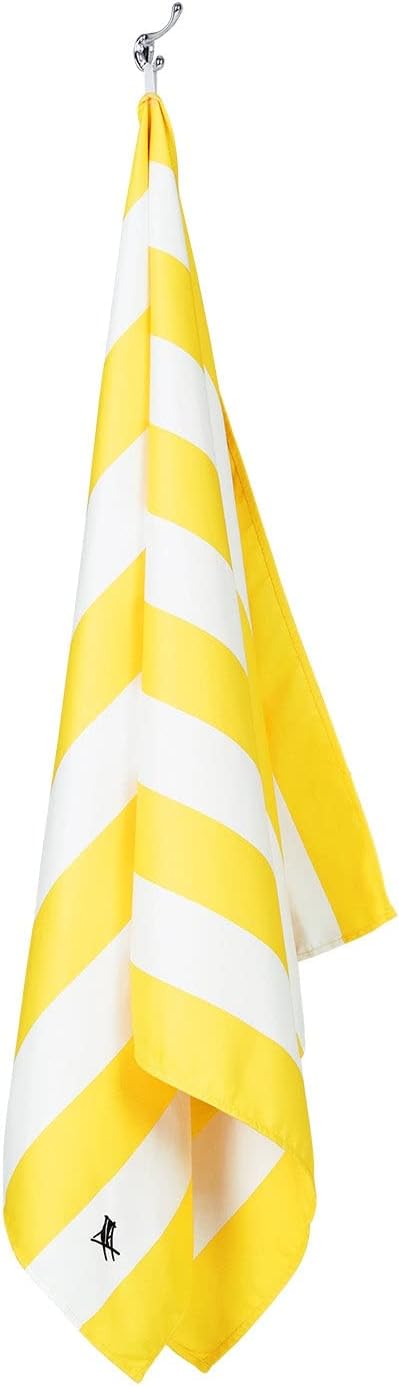 Dock & Bay Beach Towel - Quick Dry, Sand Free - Compact, Lightweight - 100% Recycled - Includes Bag - Cabana - Boracay Yellow - Large (160x90cm, 63x35) - Image 7