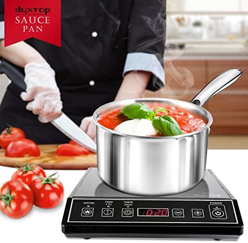Duxtop Whole-Clad Tri-Ply Stainless Steel 3Qt Saucepan and 6.5Qt Stockpot Bundle - Image 5