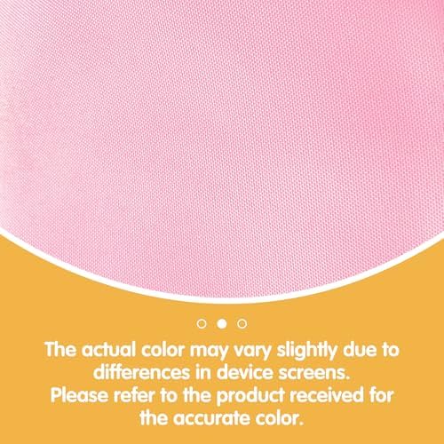 BRILLMAX 4 Pack Pink Spandex Table Covers for 8ft Rectangle Tables - Image 5