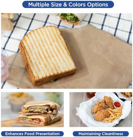 Karat [3,000 ct] 15"x15" Deli Paper Sheets | White Grease-Resistant Wrapping Paper | Great for Larger Sandwiches, Burger Baskets, and Catering Trays - Image 6