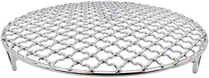 Cooling rack,Grill rack, Round Cooling Baking Rack 201 Stainless Steel Wire Oven Grill Sheet,stainless Steel Round Wire Oven Racks for Cooling Baking Cooking Steaming,(180mm) by Unknown