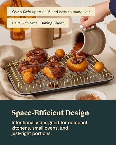 Caraway 9" x 13" Stainless Steel Cooling Rack | For Cooling Baked Goods, Icing, and More, Designed to Fit Into Our Large Baking Sheet - Image 5