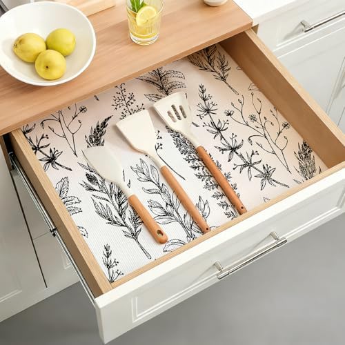 Quttisay Shelf Liner Non Adhesive Kitchen Drawer Liner 23.6in x 10ft - Image 5