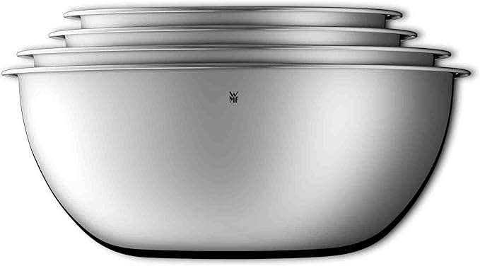 WMF 645709990 Gourmet Bowl Set for Kitchen 4-Piece, Cromargan Stainless Steel, Multifunctional, Mixing Bowl, Serving Bowl, Stackable - Image 3