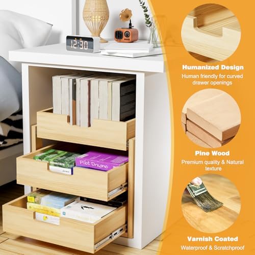 Pull Out Cabinet Organizer, 17''W×21''D Sliding Drawers for Cabinets, 3 Tier Soft Close Slide Out Wooden Pull out Drawers, Base Cabinet Organization for Kitchen, Pantry, Bathroom - Image 4