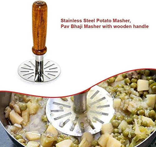Oblivion Stainless Steel Potato Masher & Multipurpose Hand Whisk Mixer Set – Professional-Grade Durable, Easy-to-Use Multi-Function Kitchen Tools for Mashing & Whisking - Image 6