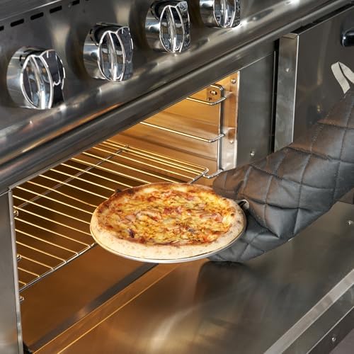 Restaurantware 10 Inch Aluminum Pizza Pan 72 Count Wide Rim Silver Pizza Pan, Heat Conductive Round Pizza Tray, Lightweight Corrosion-Resistant Serving Tray For Restaurant Or Home Use - Image 5