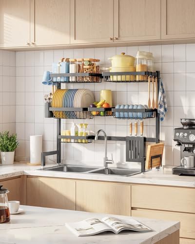Sakugi Dish Drying Rack Over The Sink, Dish Drainer for Kitchen Counter - Image 6