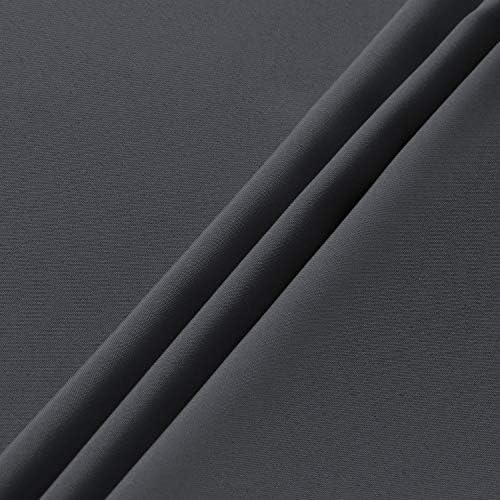 sancua Round Tablecloth, 80 Inch, Grey - Image 5