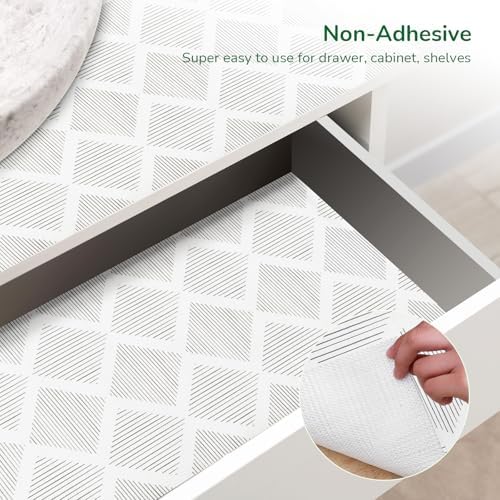 Shelf and Drawer Liner for Kitchen Cabinets Gray Non-Adhesive Non-Slip - Image 5
