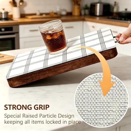 Coavas Shelf and Cabinet Liner, Easy Cut Protective (Stripe, 12 in x 30 ft) - Image 4