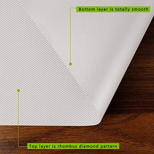 Kitchen Shelf Liner Drawer Liners, Non-Adhesive EVA Cabinet Liners, Cream - Image 2