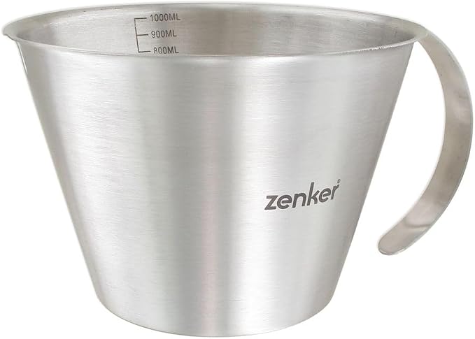 Zenker Measuring Jug 1 L Stainless Steel with Handle - Image 4