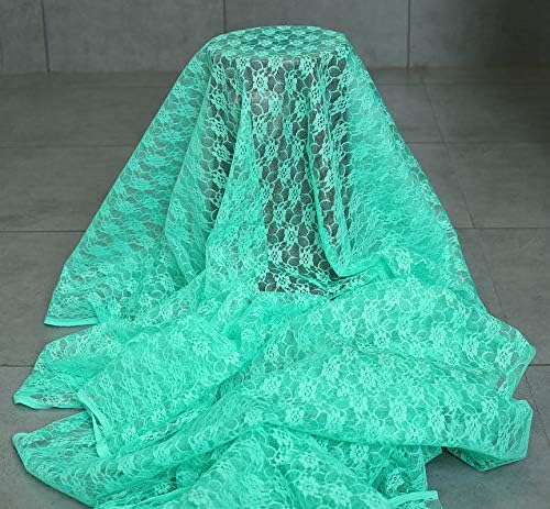 VDS Pack of 20 Floral Lace Table Runners Centerpiece Cloth Linen for Wedding Bithday Graduation Engagement Ceremony Events Party Banquets Table Decoration (12x108 inch) (Mint) - Image 5