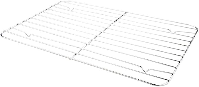 Restaurantware Met Lux Half Size Cooling Rack 1 Parallel Wires Cooking Rack - Footed Corrosion-Resistant Stainless Steel Cookie Drying Rack Durable For Pastries - Image 2