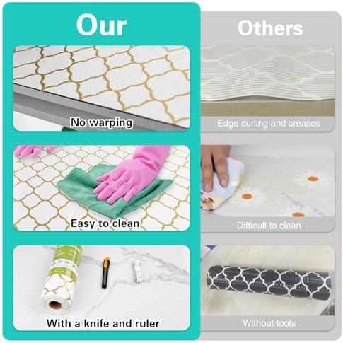 Drawer and Shelf Liner for Kitchen Cabinet Non-Adhesive 12in x 30FT - Image 6