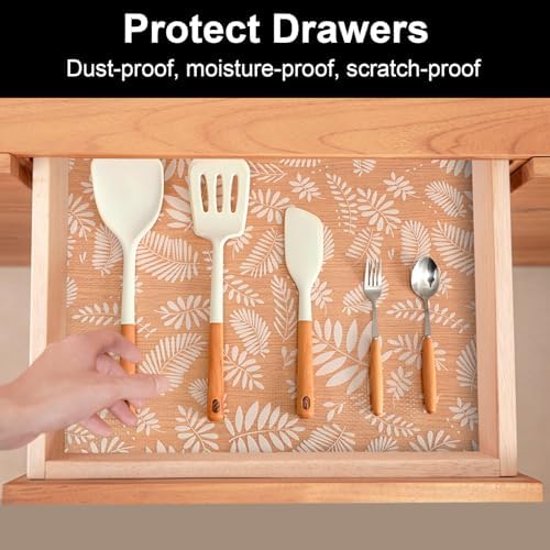 Cooyes Shelf and Drawer Liners for Kitchen Cabinets, Non Adhesive Liner - Image 3