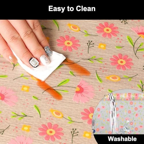Cooyes Shelf Liner – Premium Non-Adhesive Cabinet & Drawer Liner for Kitchen – Waterproof Shelf Paper with Modern Pattern – Durable EVA Cabinet Mat – Easy to Cut （24" W x 120" L） - Image 6