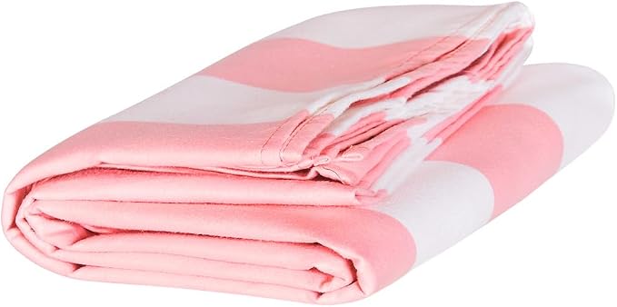 Dock & Bay Beach Towel - Quick Dry, Sand Free - Compact, Lightweight - 100% Recycled - Includes Bag - Cabana - Light Pink - Extra Large (200x90cm, 78x35) - Image 5