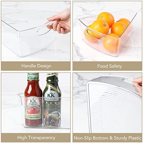 URALFA lazy susan organizer for cabinet, 1/8 Wedge, 6 Pack - Image 6