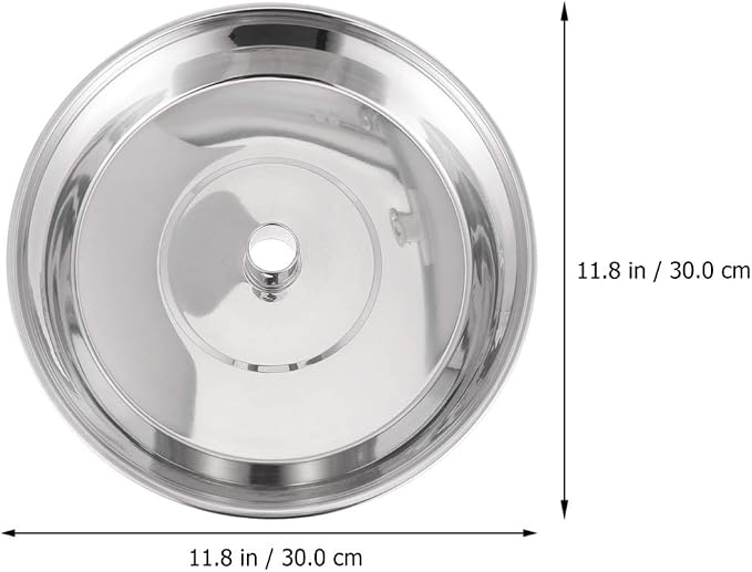 Stainless Steel Steamer Vegetable Steamer Inserts Kitchen Fruit Basket for Pans and Pressure Cookers (for 30Cm Wok) (Silver 30X30X5Cm) - Image 3
