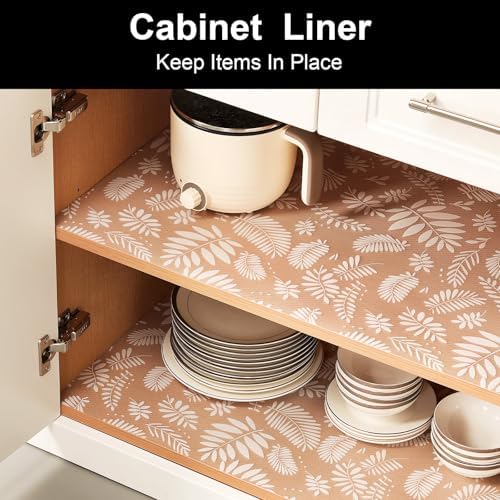 Cooyes Shelf and Drawer Liners for Kitchen Cabinets, Non Adhesive Liner - Image 2