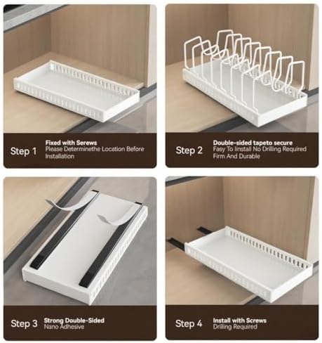 Pull Out Pot Lid Organizer - Image 3