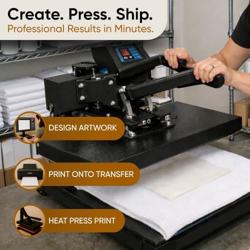 Microfiber Wholesale Sublimation Blanks Towels 16x16 - Premium Waffle Weave Microfiber Towels for Kitchen - Polyester Blanks for Kitchen or Craft Use - 6 Pack - Image 5