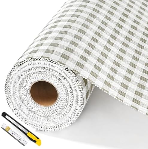 Drawer and Shelf Liners for Kitchen Cabinets Non-Adhesive by Fzzcvo