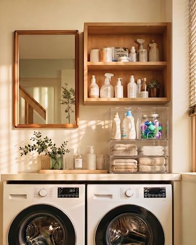 Stackable Storage Drawers Organizer Set of 4 for Bathroom Organizer Storage - Image 3